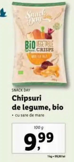 Lidl SNACK DAY Chipsuri de legume, bios Ofertă