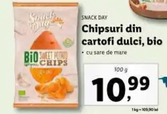 Lidl Chipsuri din cartofi dulci, bio Ofertă