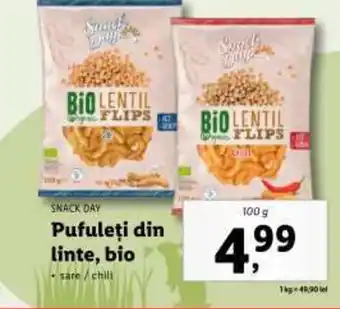 Lidl Pufuleti din linte, bio Ofertă