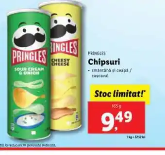 Lidl PRINGLES Chipsuri Ofertă