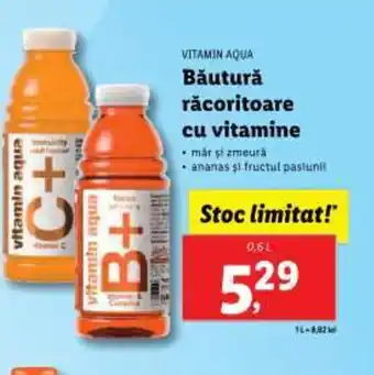 Lidl VITAMIN AQUA Băutură răcoritoare cu vitamine Ofertă