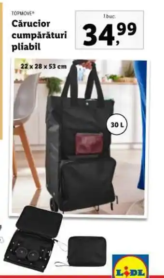 Lidl Cărucior cumpărături pliabil Ofertă