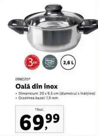 Lidl Oală din inox Ofertă