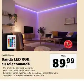Lidl Bandă LED RGB, cu telecomandă Ofertă