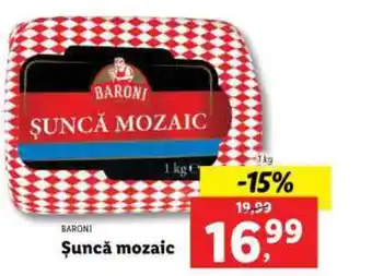 Lidl BARONI Şuncă mozaic Ofertă