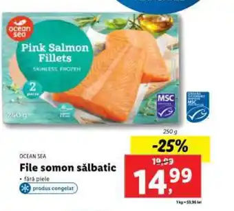 Lidl OCEAN SEA File somon sălbatic Ofertă