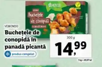 Lidl VEMONDO Buchetele de conopidă în panadă picantă Ofertă