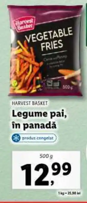Lidl HARVEST BASKET Legume pai, în panadă Ofertă