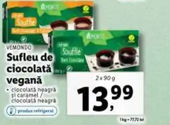 VEMONDO Sufleu de ciocolată vegană