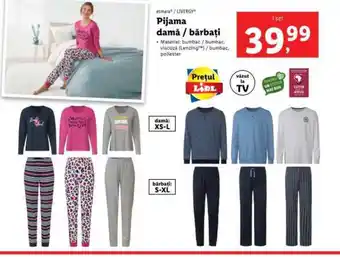 Lidl Pijama damă / bărbați Ofertă