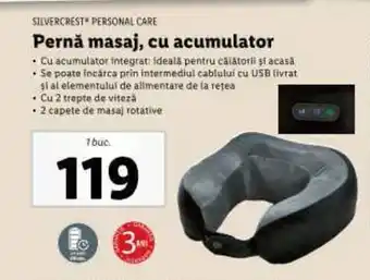 Lidl Pernă masaj, cu acumulator Ofertă