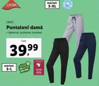 Lidl Pantaloni damă Ofertă
