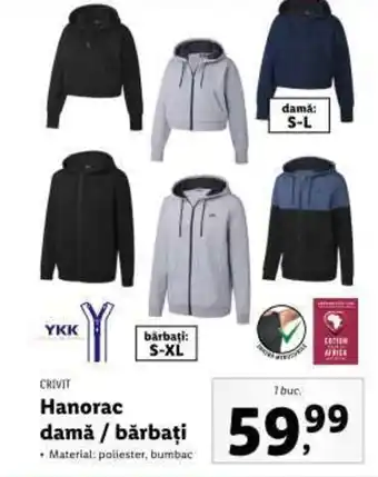 Lidl Hanorac damă / bărbaţi Ofertă