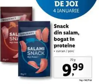 Lidl Snack din salam, bogat în proteine Ofertă