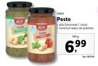 Lidl KANIA Pesto Ofertă