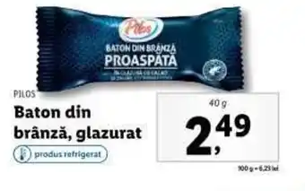 Lidl PILOS Baton din brânză, glazurat Ofertă