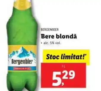 Lidl BERGENBIER Bere blondă Ofertă