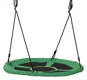 Favi Leagan tip cuib homcom, φ 100 cm, verde si negru | aosom ro Ofertă