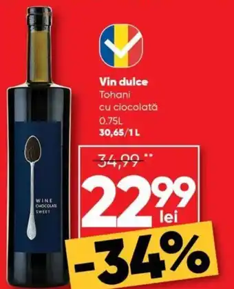PROFI Vin dulce Tohani cu ciocolată 0.75L Ofertă