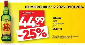 PROFI Whisky J&B Ofertă