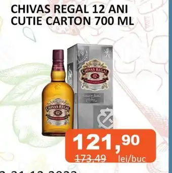 CHIVAS REGAL 12 ANI CUTIE CARTON 700 ML
