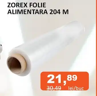 Unicarm ZOREX FOLIE ALIMENTARA 204 M Ofertă