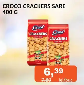 Unicarm CROCO CRACKERS SARE 400 G Ofertă