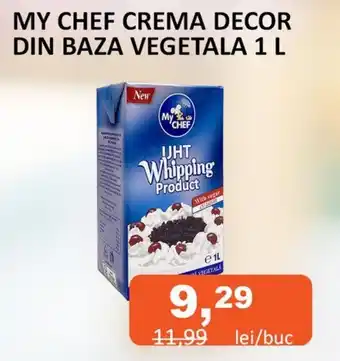 Unicarm MY CHEF CREMA DECOR DIN BAZA VEGETALA 1L Ofertă