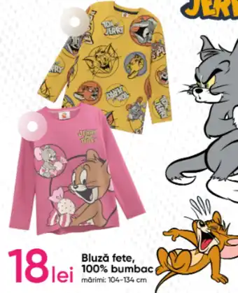 Pepco Bluză fete, 100% bumbac Ofertă