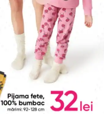 Pepco Pijama fete, 100% bumbac Ofertă