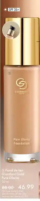 Fond de ten Giordani Gold Pure Uforia 30 ml