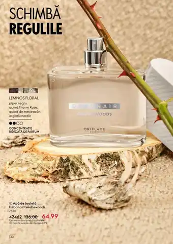 Oriflame Apă de toaletă Debonair Gentlewoods 75 ml Ofertă