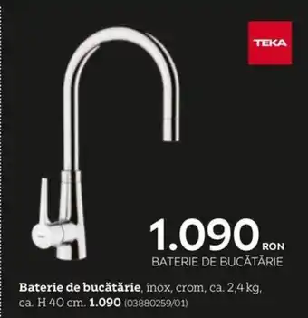 XXXLutz BATERIE DE BUCĂTĂRIE Ofertă