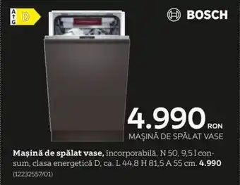 MAŞINĂ DE SPĂLAT VASE
