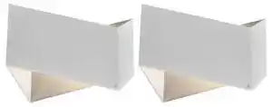 Favi Set de 2 lămpi de perete de design alb - fold Ofertă