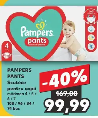 Kaufland PAMPERS PANTS Scutece pentru copii Ofertă