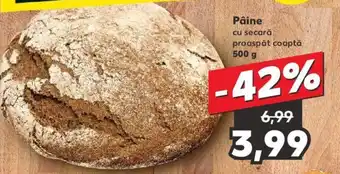 Kaufland Pâine cu secară proaspăt coaptă 500 g Ofertă