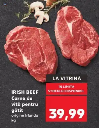 Kaufland IRISH BEEF Carne de vită pentru gătit Ofertă