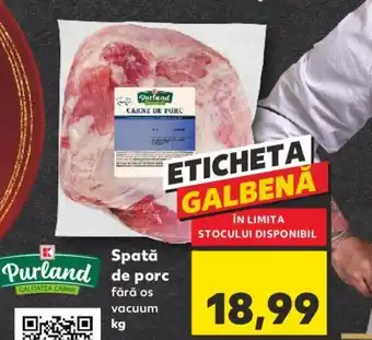Kaufland Spată de porc Ofertă