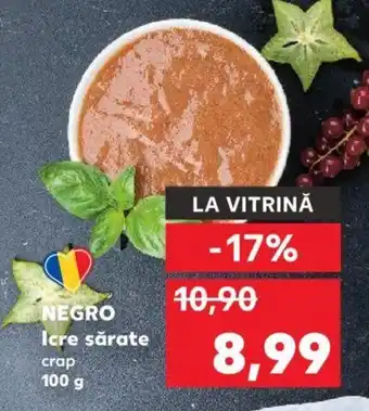 Kaufland NEGRO Icre sărate crap Ofertă