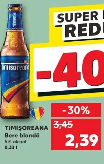 Kaufland TIMIŞOREANA Bere blondă Ofertă