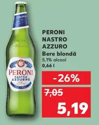 Kaufland PERONI NASTRO AZZURO Bere blondă Ofertă