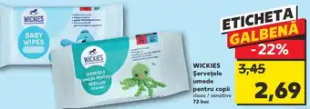 Kaufland WICKIES Şerveţele umede pentru copii Ofertă