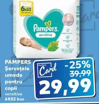 Kaufland PAMPERS Servetele umede pentru copii Ofertă