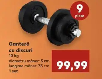 Kaufland Ganteră cu discuri Ofertă