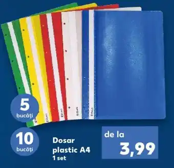 Kaufland Dosar plastic A4 1 set Ofertă