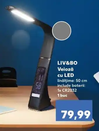 Kaufland LIV&BO Veioză cu LED Ofertă