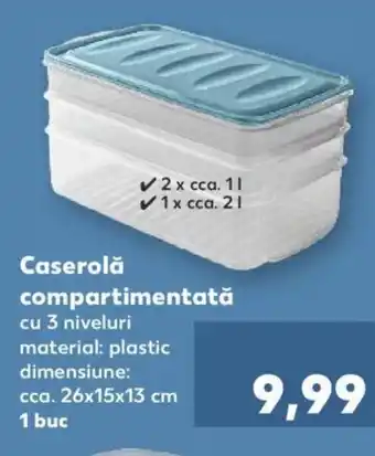 Kaufland Caserolă compartimentată Ofertă