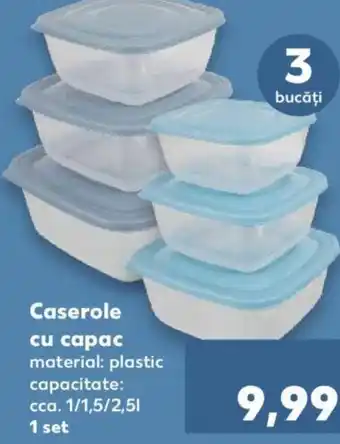 Kaufland Caserole cu capac Ofertă