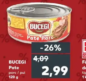Kaufland BUCEGI Pate porc / pui Ofertă